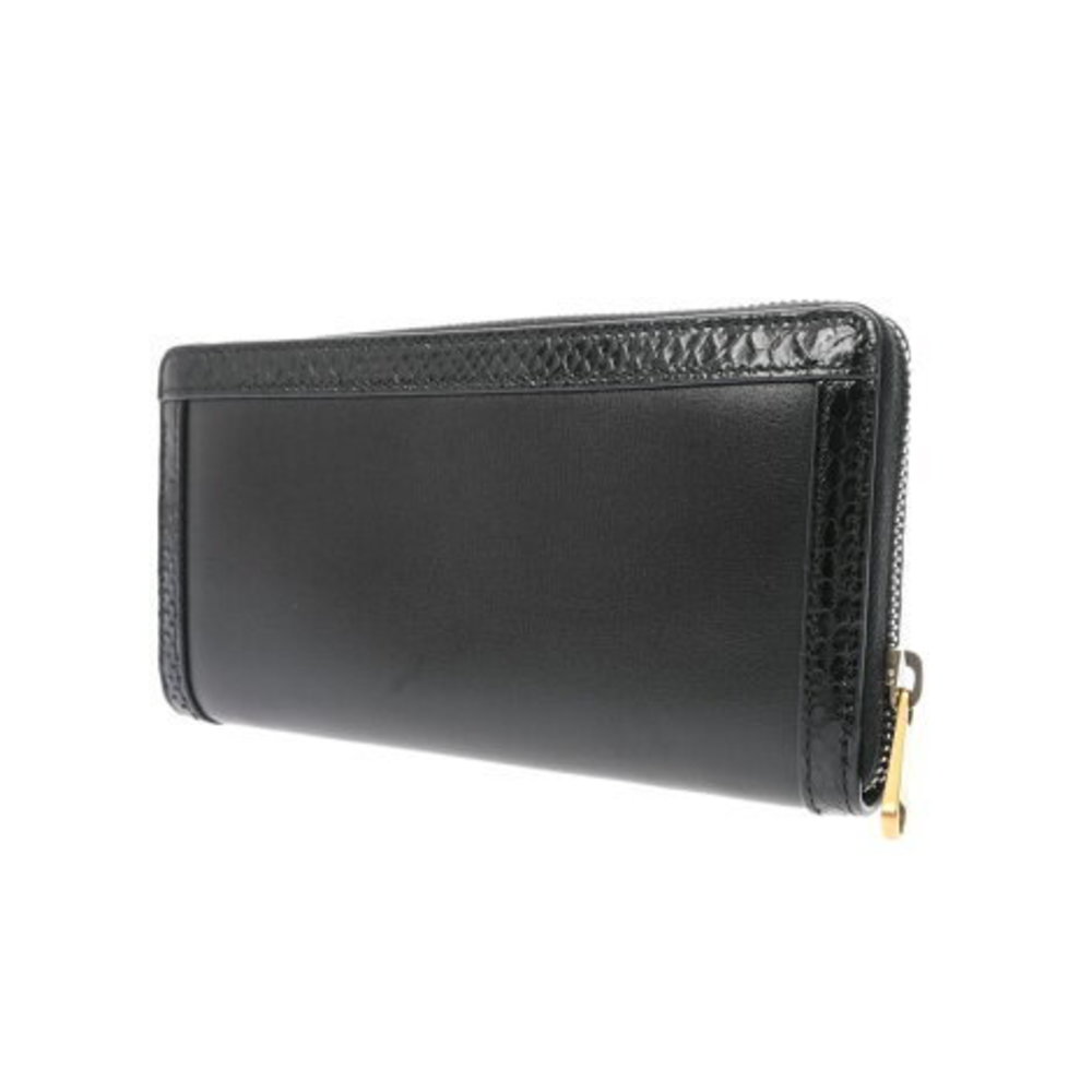 Gucci Offdia Wallet Black Python Leather Long - image 2
